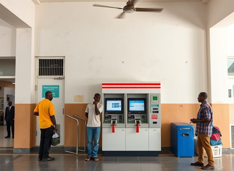 After — New terminal installed and running continuously.
